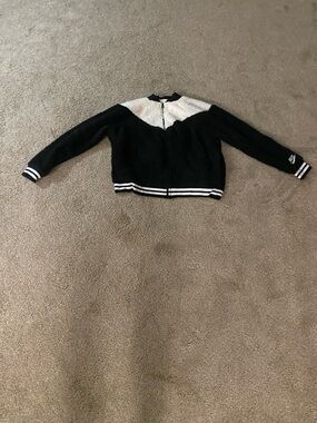 Nike Black and White Sherpa Ski Jacket